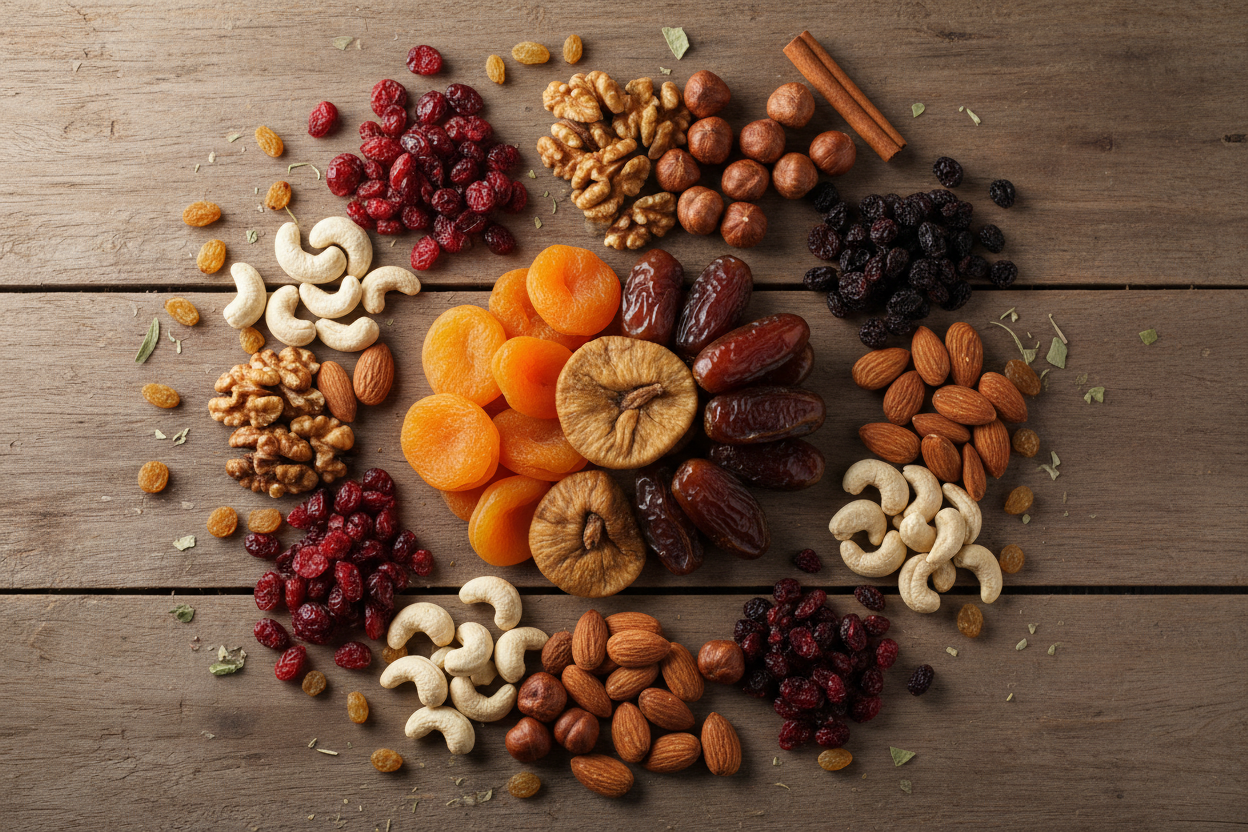 Frutas e frutos Secos