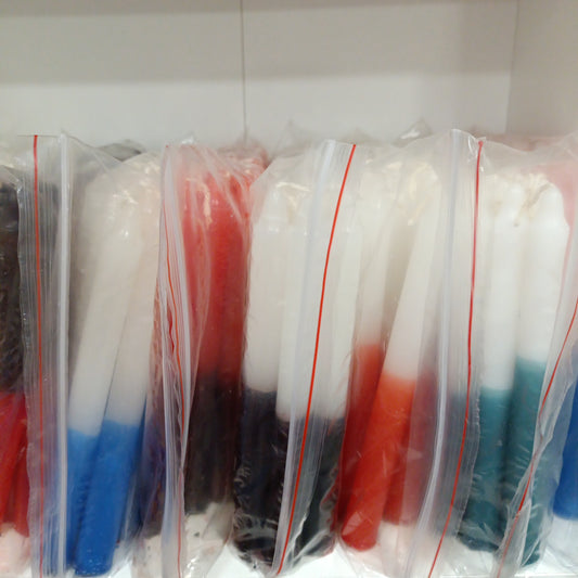 Vela cores 15cm