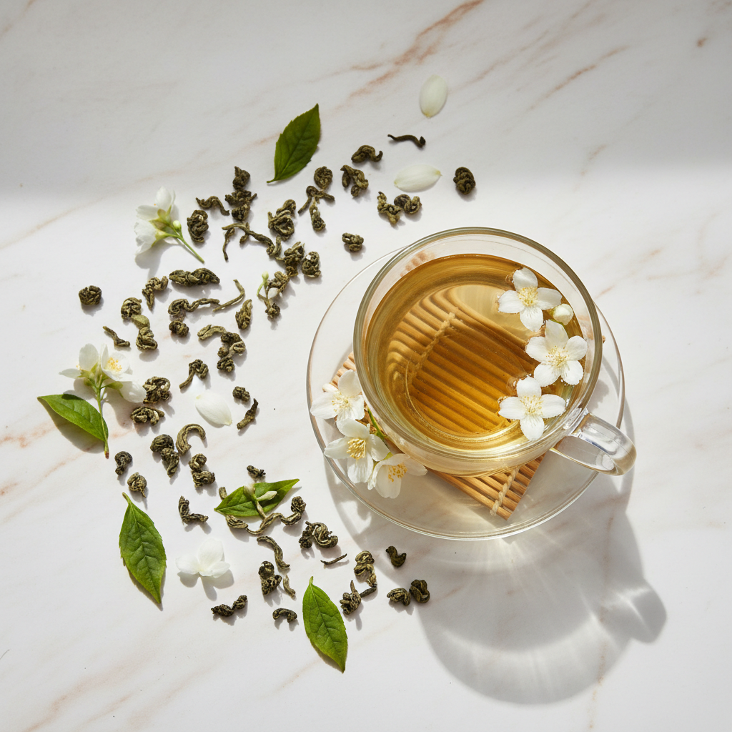 Jasmim com Chá Verde Chá