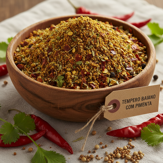 Tempero Baiano com Pimenta e Paprica